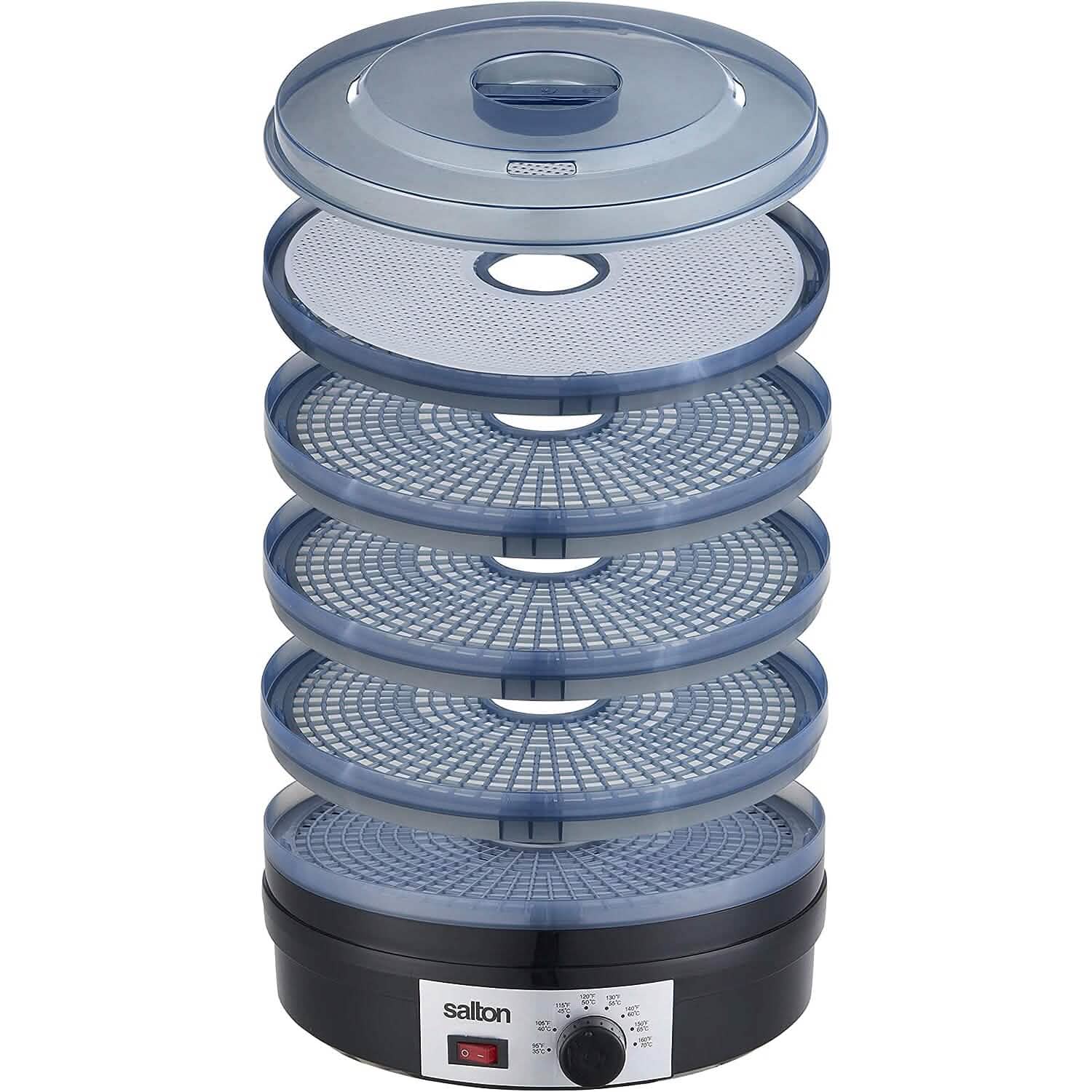 Salton Electric Food Dehydrator with Adjustable Temperature Control
