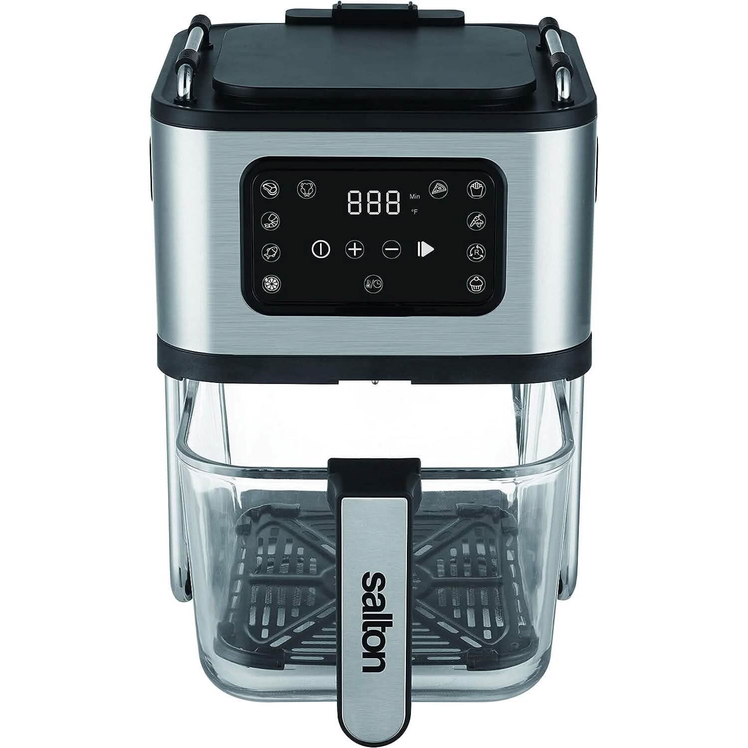Salton Flip and Cook 3-in-1 Air Fryer, Grill & Dehydrator