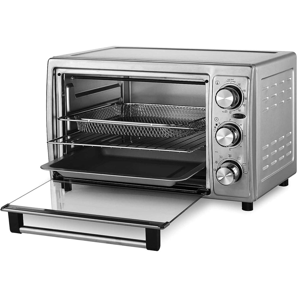 Four grille-pain à friteuse à air Salton en acier inoxydable