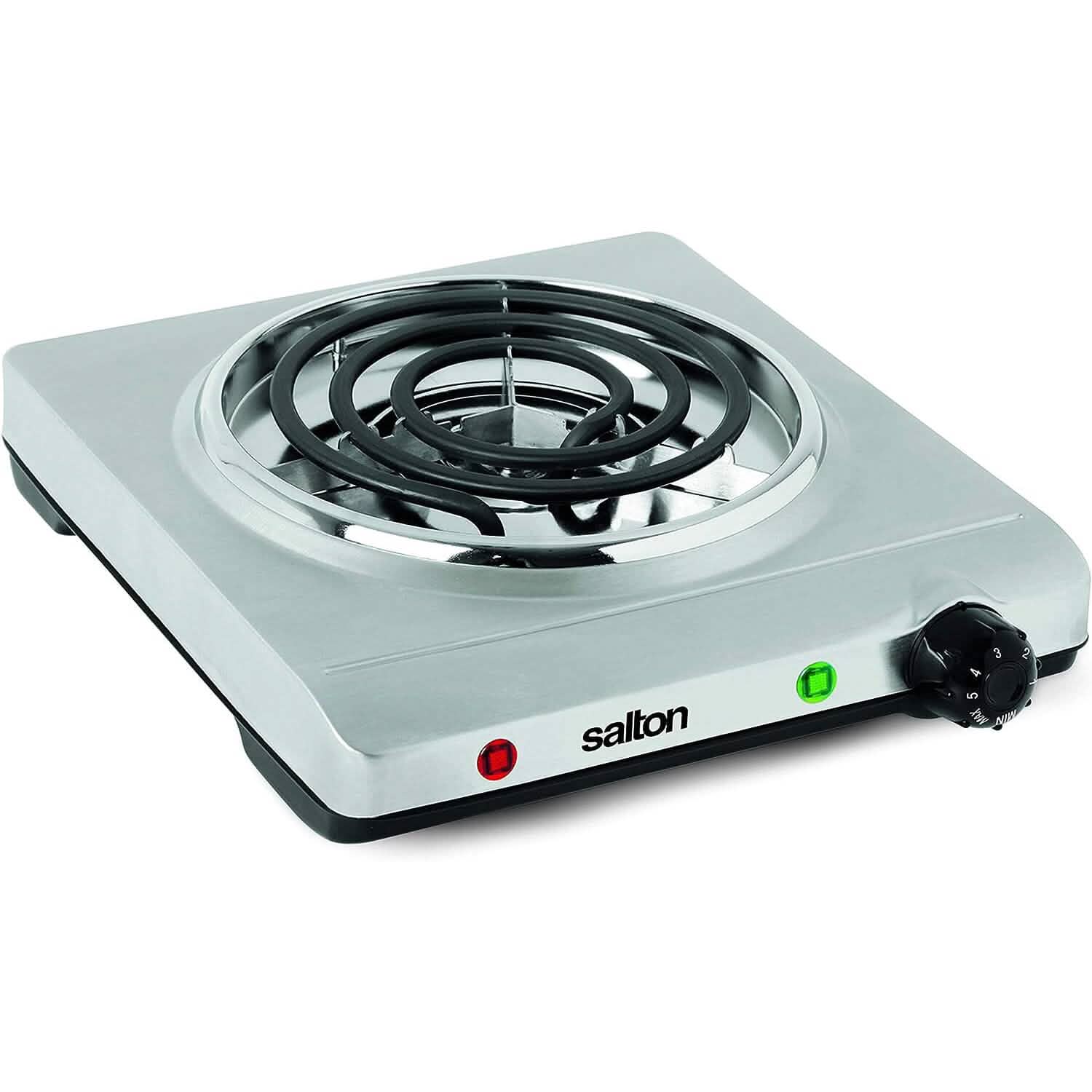 Plaque de cuisson portable Salton en acier inoxydable
