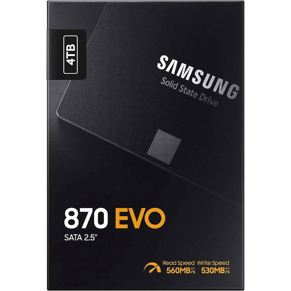 Samsung 870 EVO 4TB 2.5インチ SATA III 内蔵SSD (MZ-77E4T0B/AM)（リファービッシュ品）