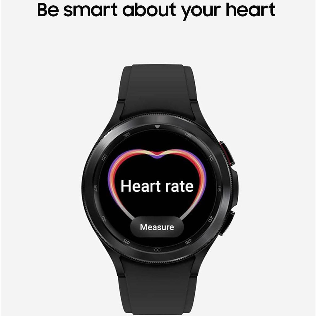 Samsung Electronics Galaxy Watch 4 Classic 46mm Smartwatch with ECG Monitor Tracker (Refurbished)