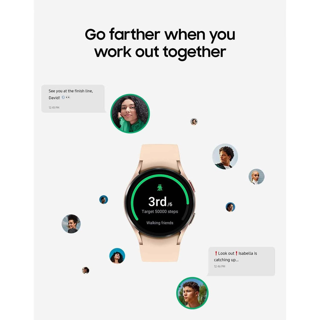 Samsung Galaxy Watch 4 40mm Smartwatch LTE Version US Or Rose (Reconditionné)