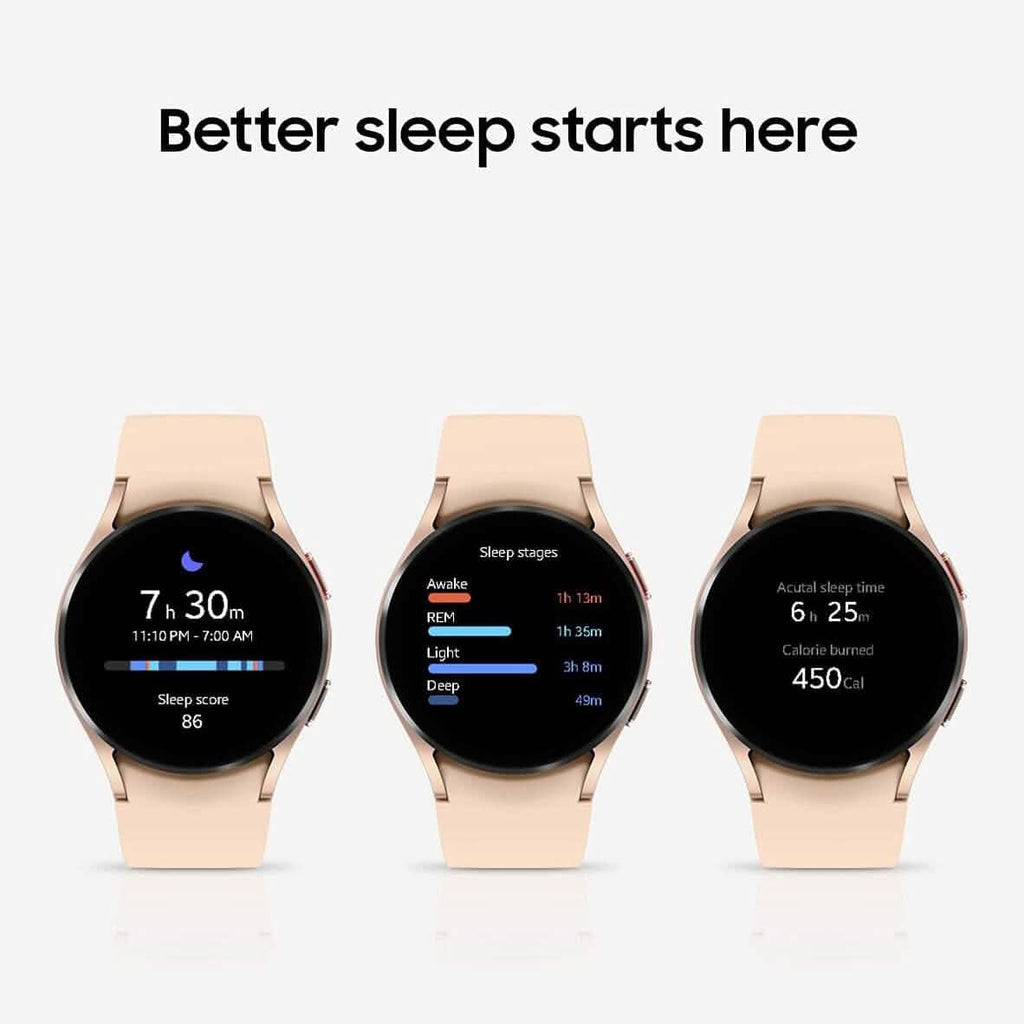 Montre connectée Samsung Galaxy Watch 4 40 mm avec suivi ECG (reconditionnée)