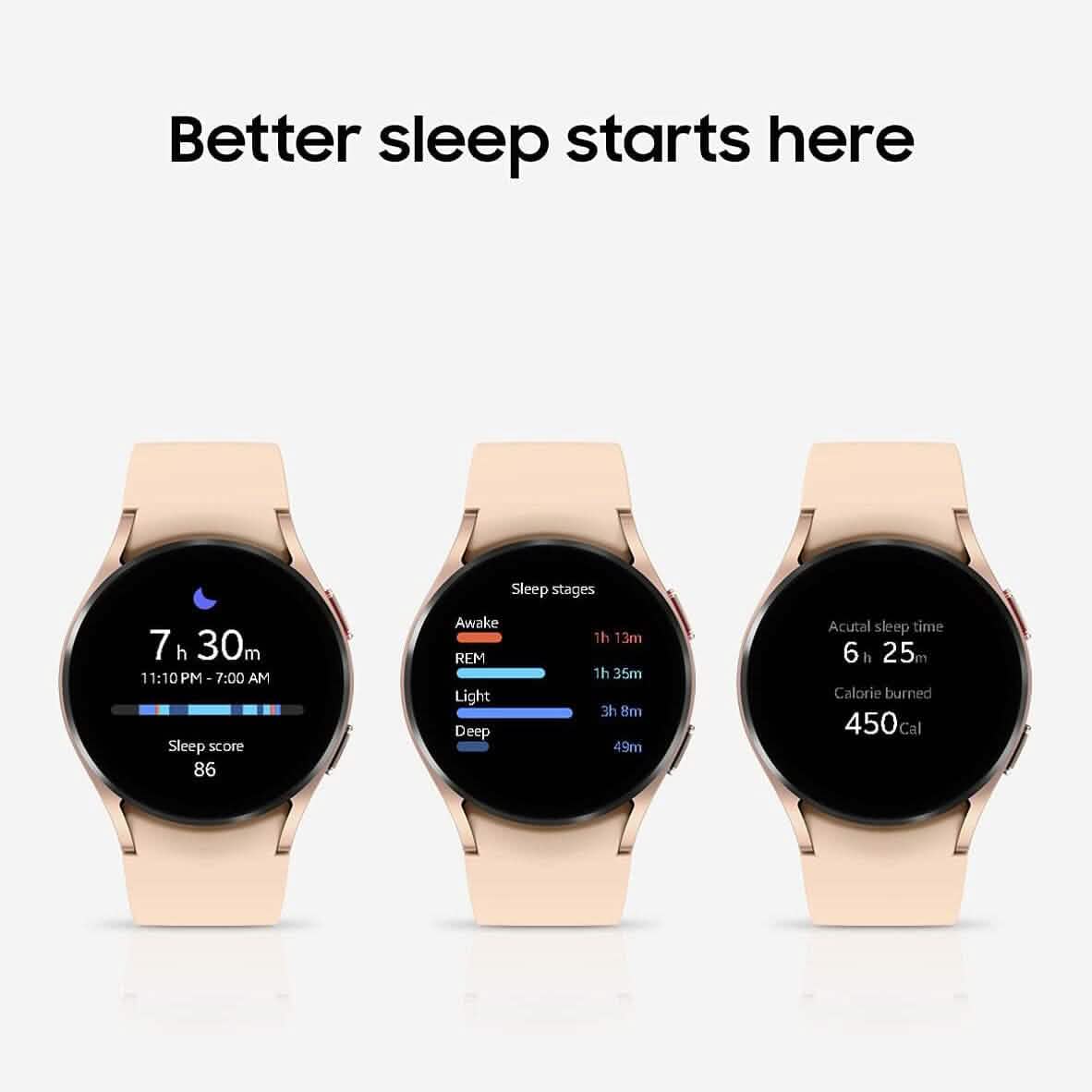 Montre connectée Samsung Galaxy Watch 4 40 mm avec suivi ECG (reconditionnée)