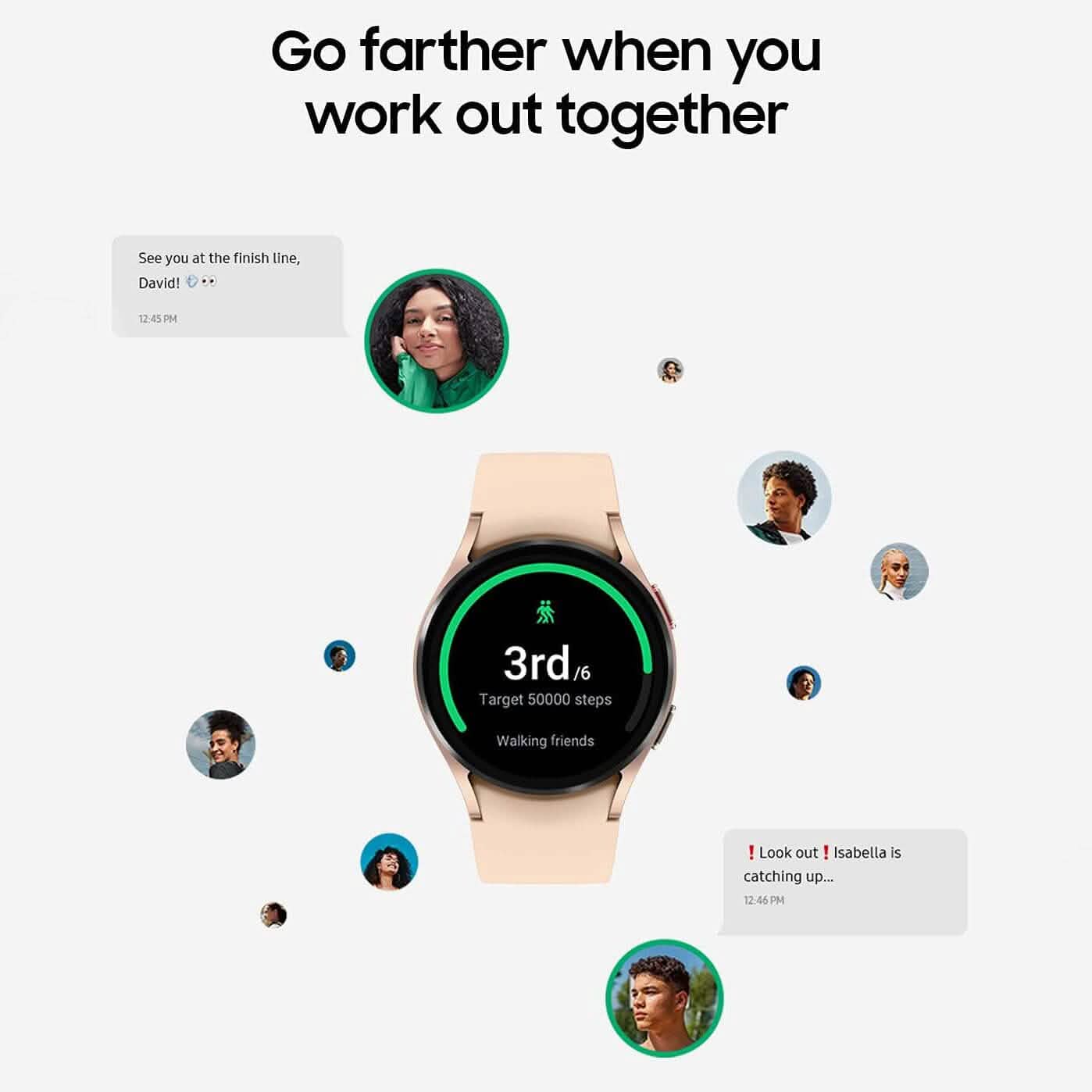 Montre connectée Samsung Galaxy Watch 4 40 mm avec suivi ECG (reconditionnée)