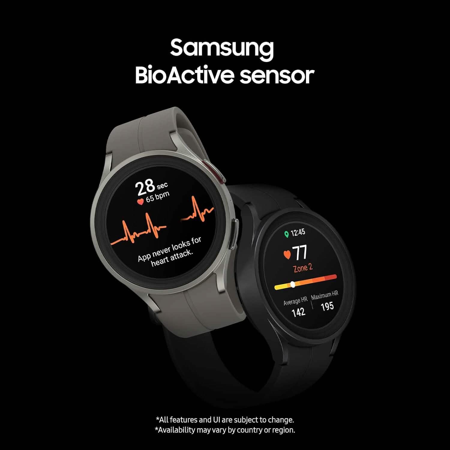 サムスン ギャラクシーウォッチ 5 Pro 45MM Bluetooth スマートウォッチ (リファービッシュ品)