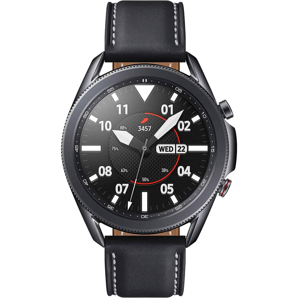 Samsung - Galaxy Watch3 Smartwatch 45mm Stainless LTE - Mystic Black