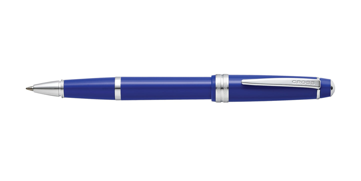 Bailey Light™ Polished Blue Resin Rollerball Pen