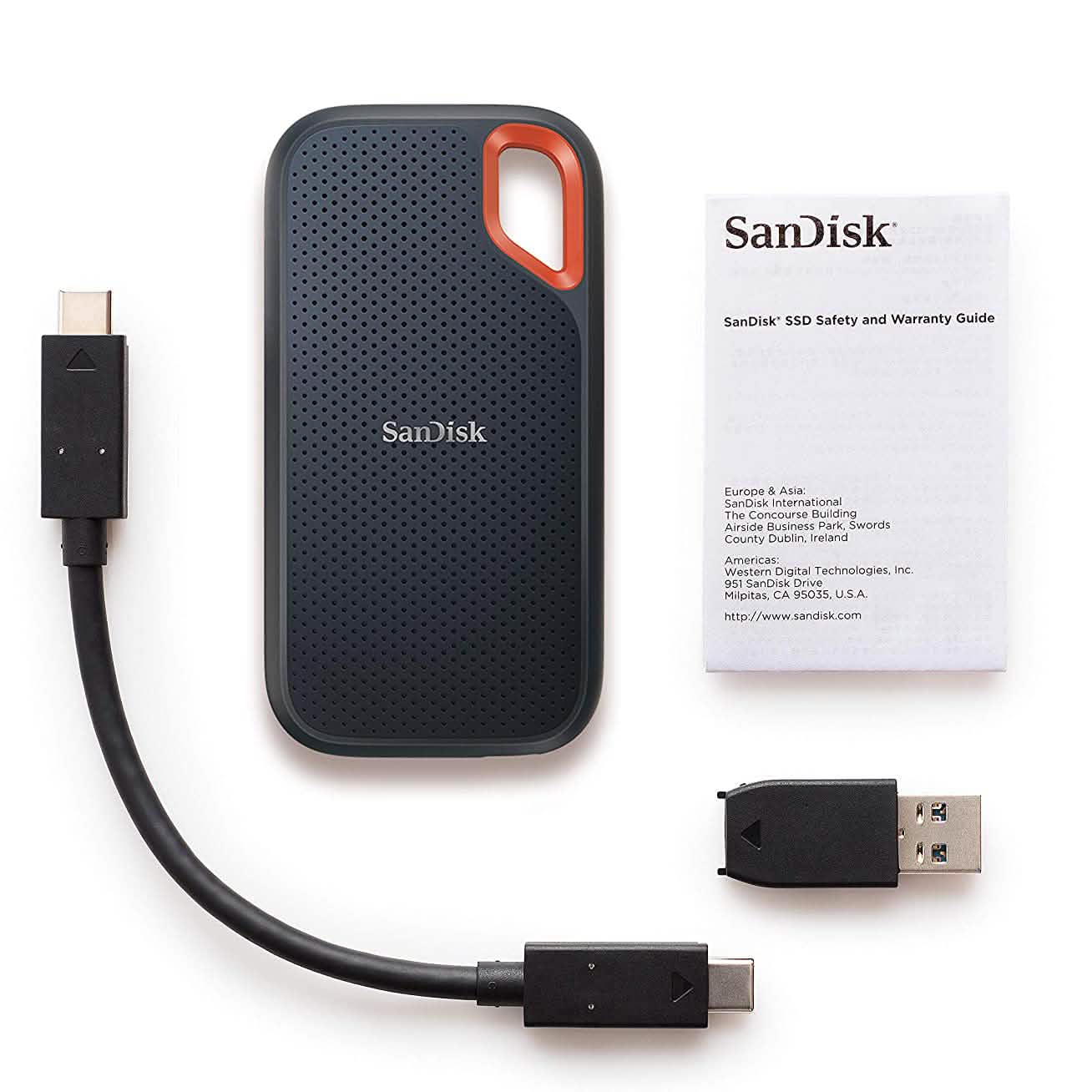 SanDisk 4TB Extreme ポータブルSSD - 最大1050MB/s
