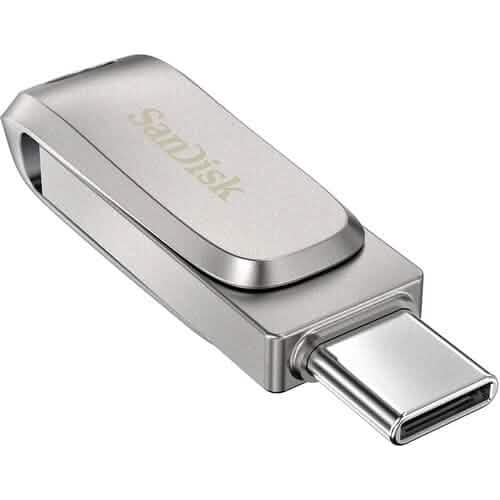 SanDisk 512GB Ultra Dual Drive Luxe USB 3.1 フラッシュドライブ (USB Type-C / Type-A) (リファービッシュ品)