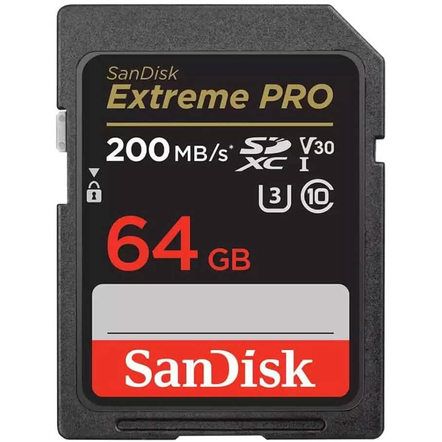Carte mémoire SDXC SanDisk Extreme PRO UHS-I de 64 Go (reconditionnée)