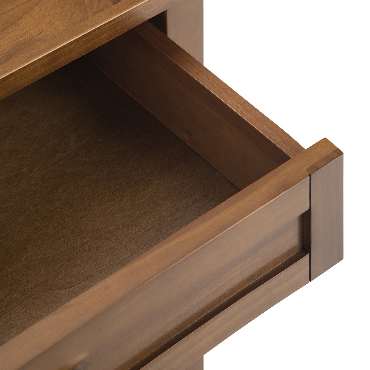 Warm Shaker Solid Wood 24 inch Wide Transitional Nightstand