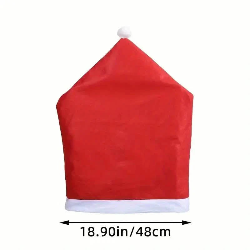 Santa Hats Dining Chair Covers Slipcover