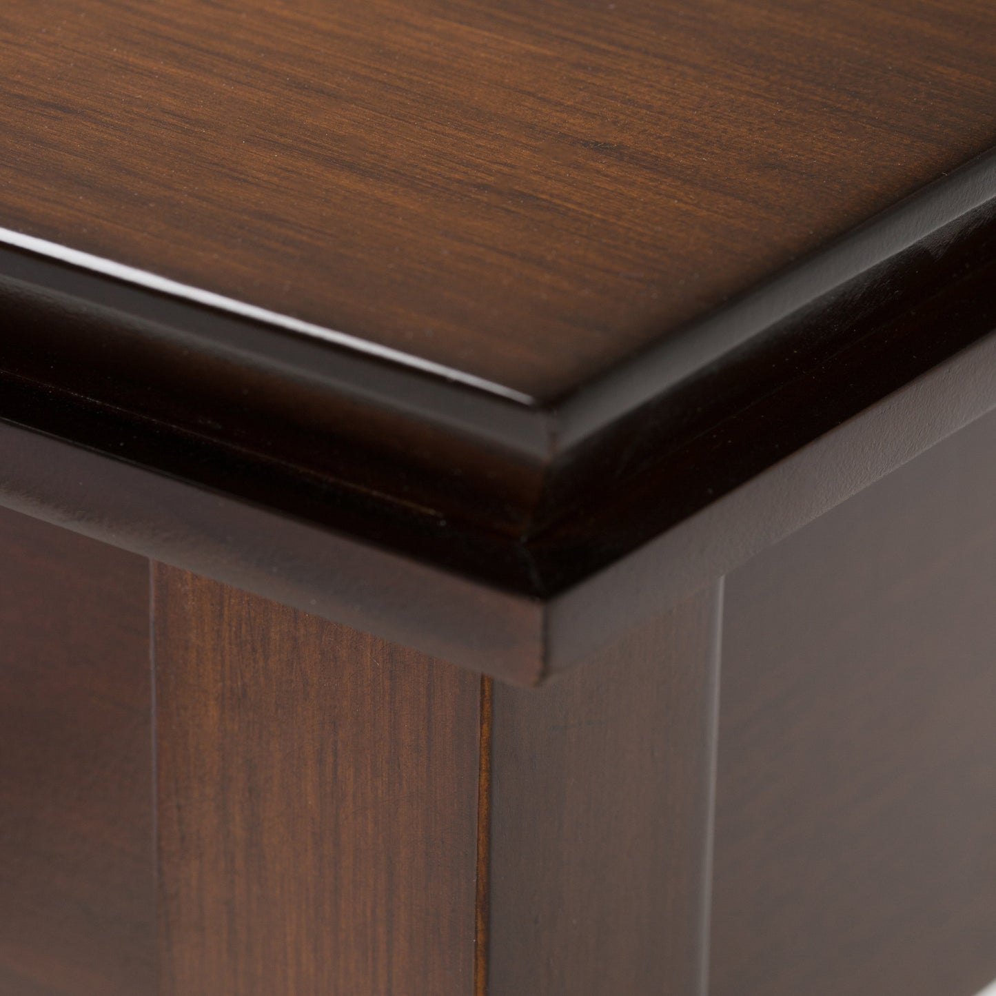 Artisan 46 Inch Wide Solid Wood Coffee Table in Russet