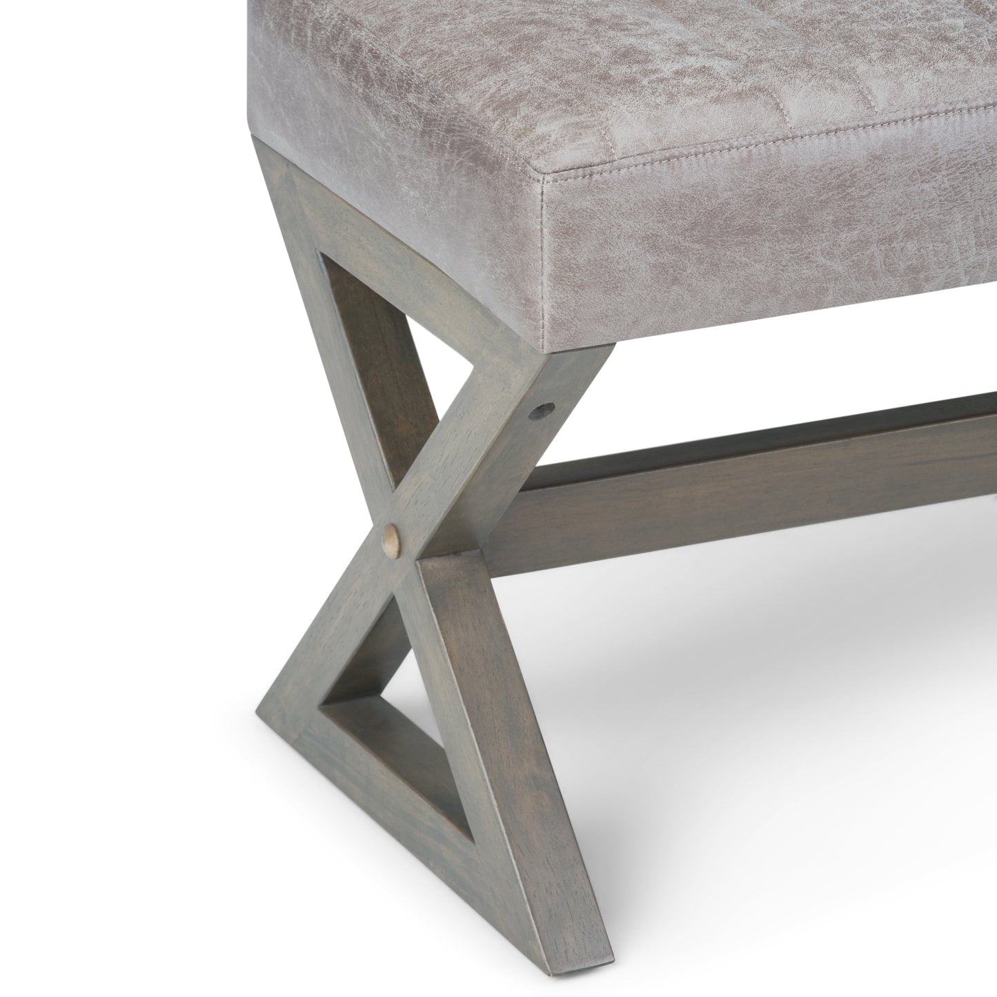 Salinger Large Ottoman Bench - Distressed