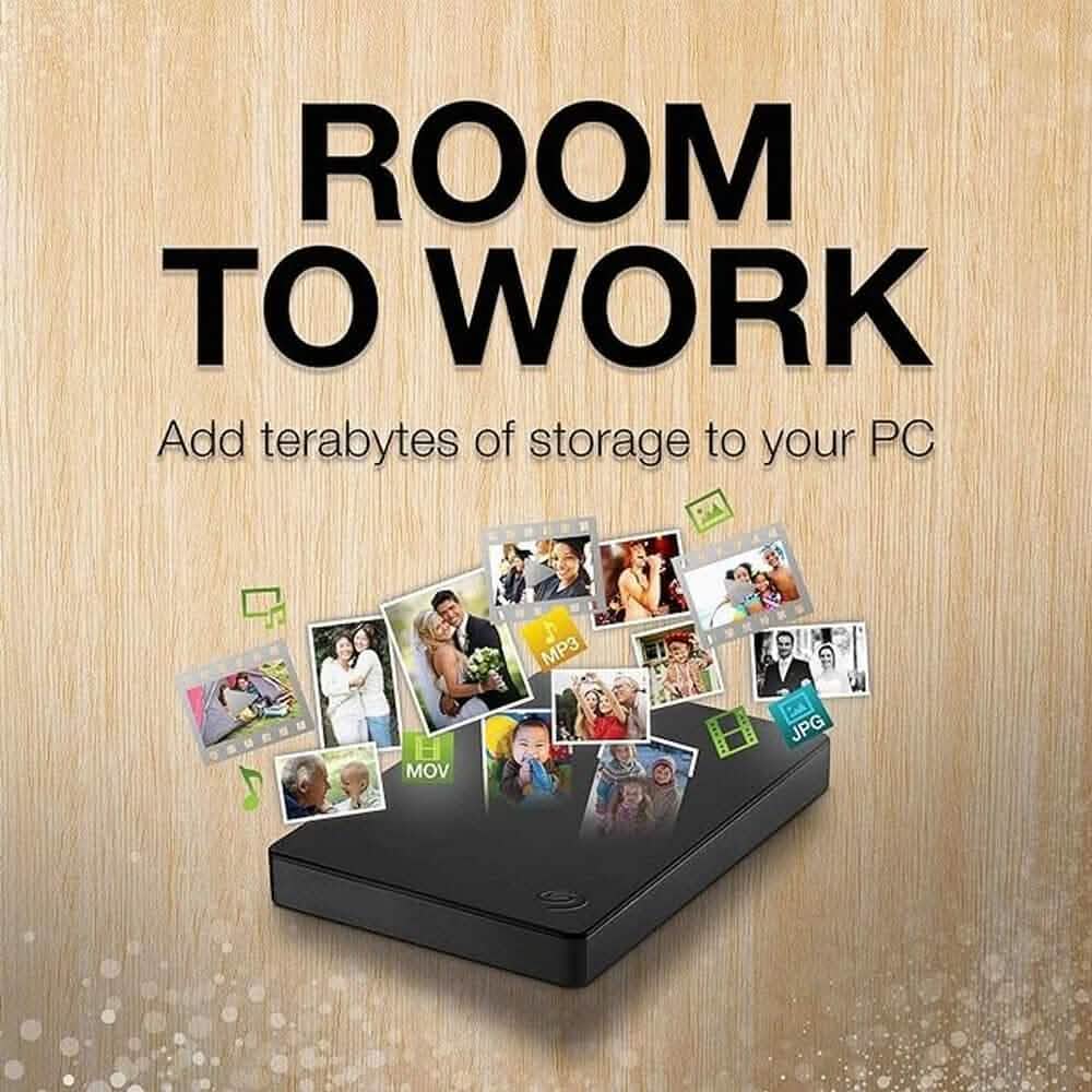 シーゲイト ポータブル 2TB 外付けハードドライブ HDD (リファービッシュ品)