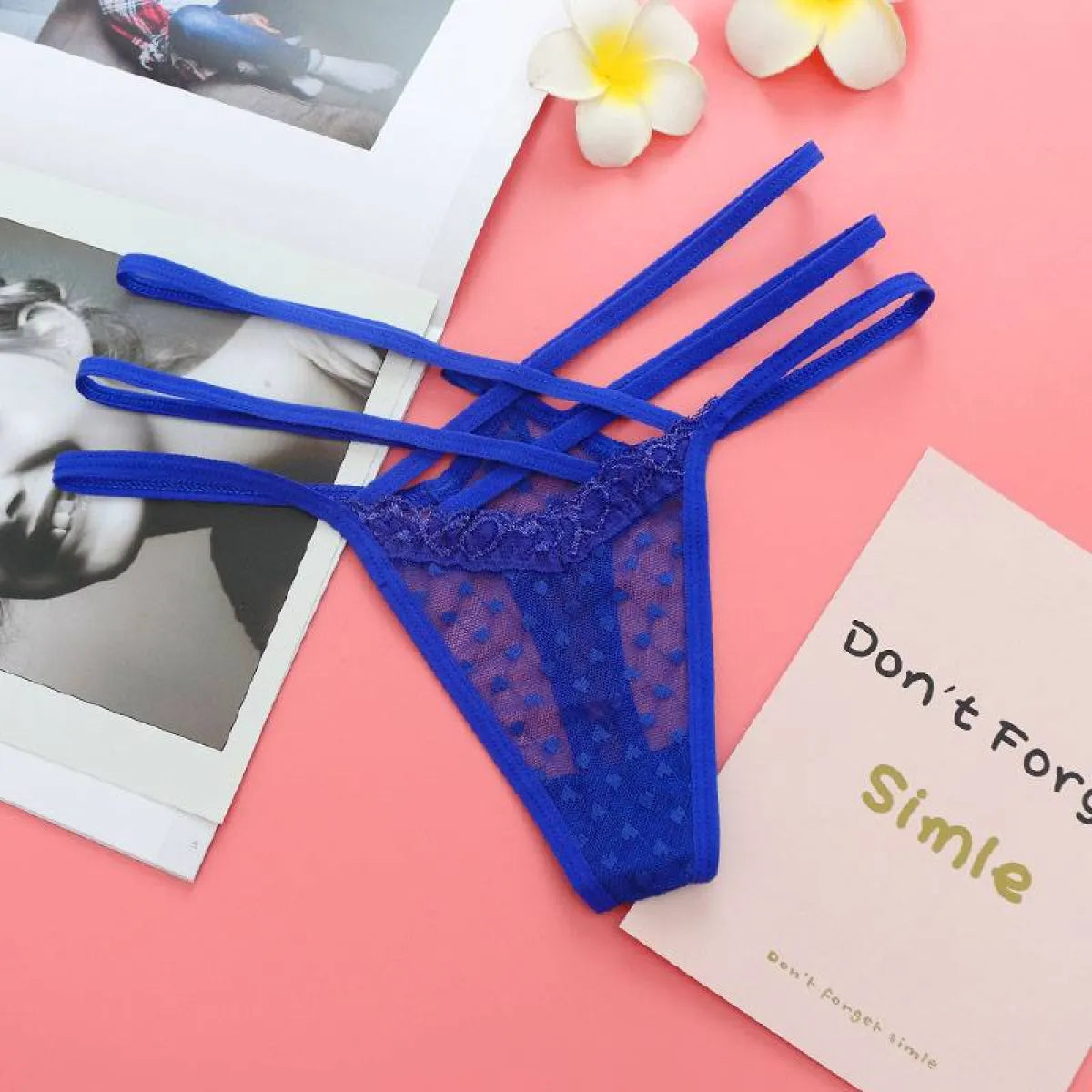 Seamless Elastic Thongs