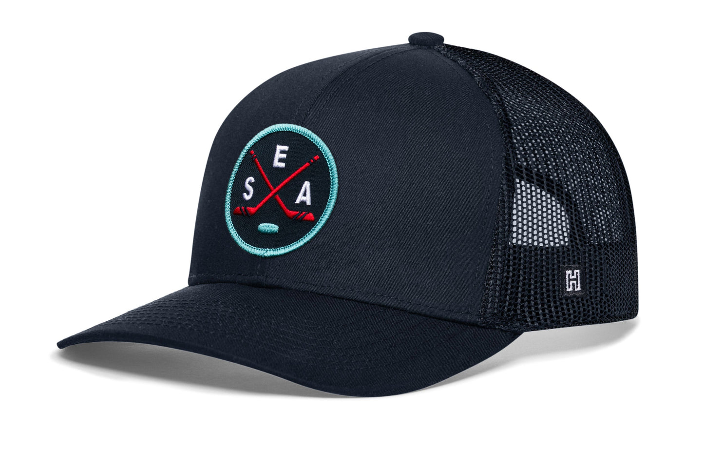 Seattle Hockey Trucker Hat  |  SEA X Snapback