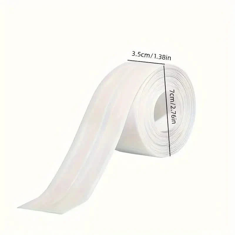 Self-Adhesive Waterproof Caulk Strip - Moisture-Resistant Sealing Tape for Kitchen & Bathroom
