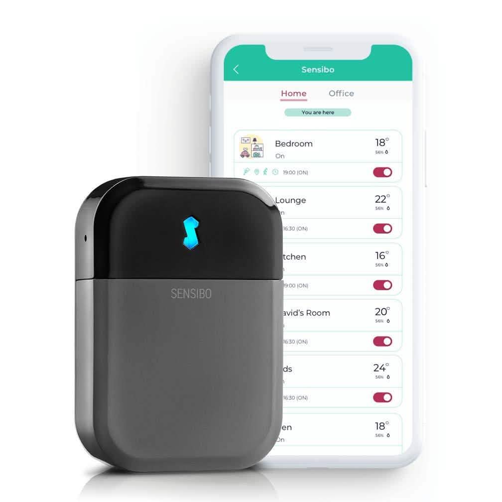 Sensibo Sky - Contrôleur de Climatiseur, Wi-Fi, Compatible avec iOS et Android et Alexa & Google Home (Reconditionné)