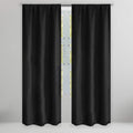 Set of 2: Brushed Textured Blackout Thermal Window Curtain Pair Panel