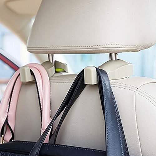 Lot de 2 : Crochets universels de suspension pour appuie-tête de siège arrière de voiture