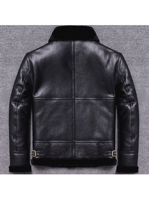 Men’s Sheepskin Winter Fur Coat Jacket
