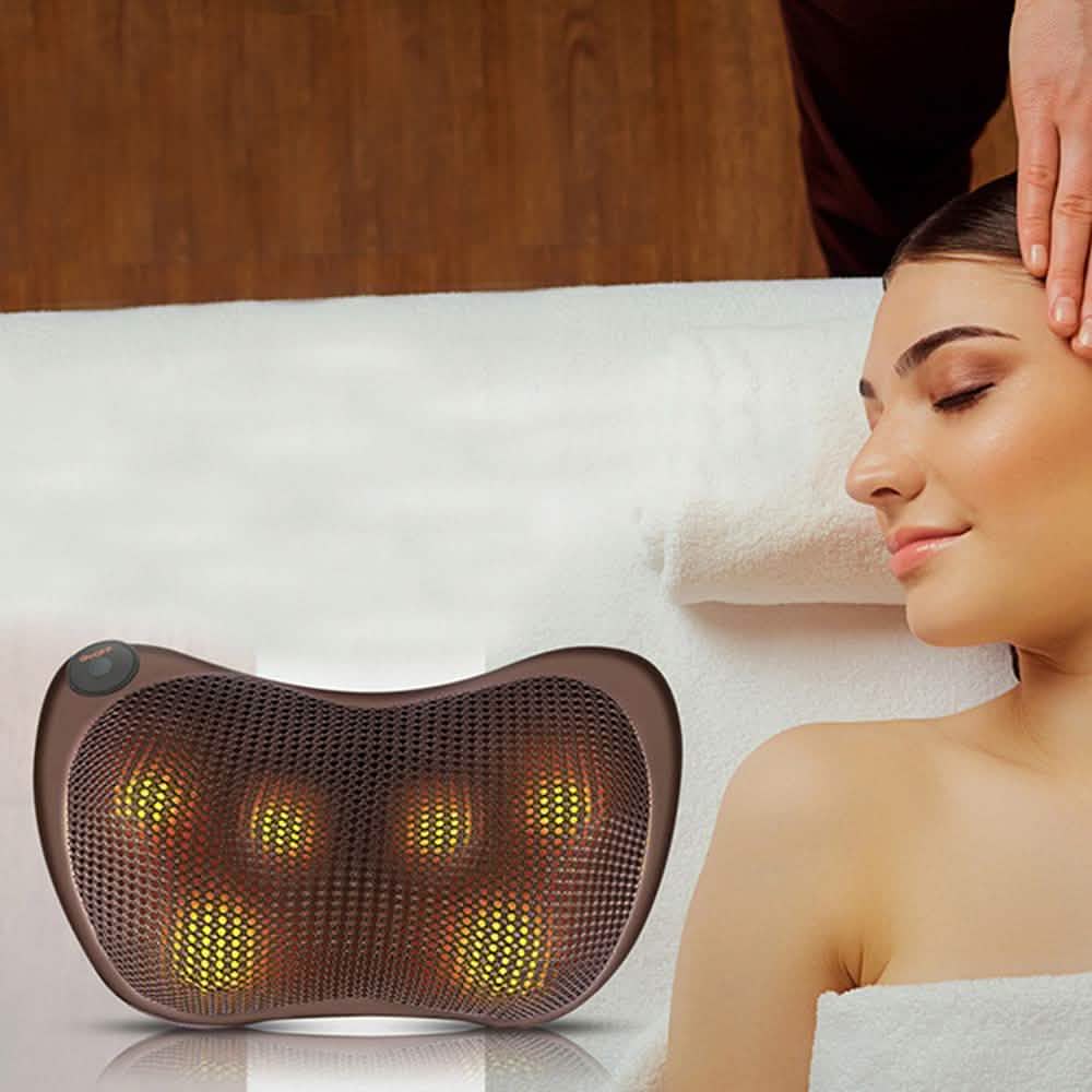 Oreiller de massage Shiatsu chauffant