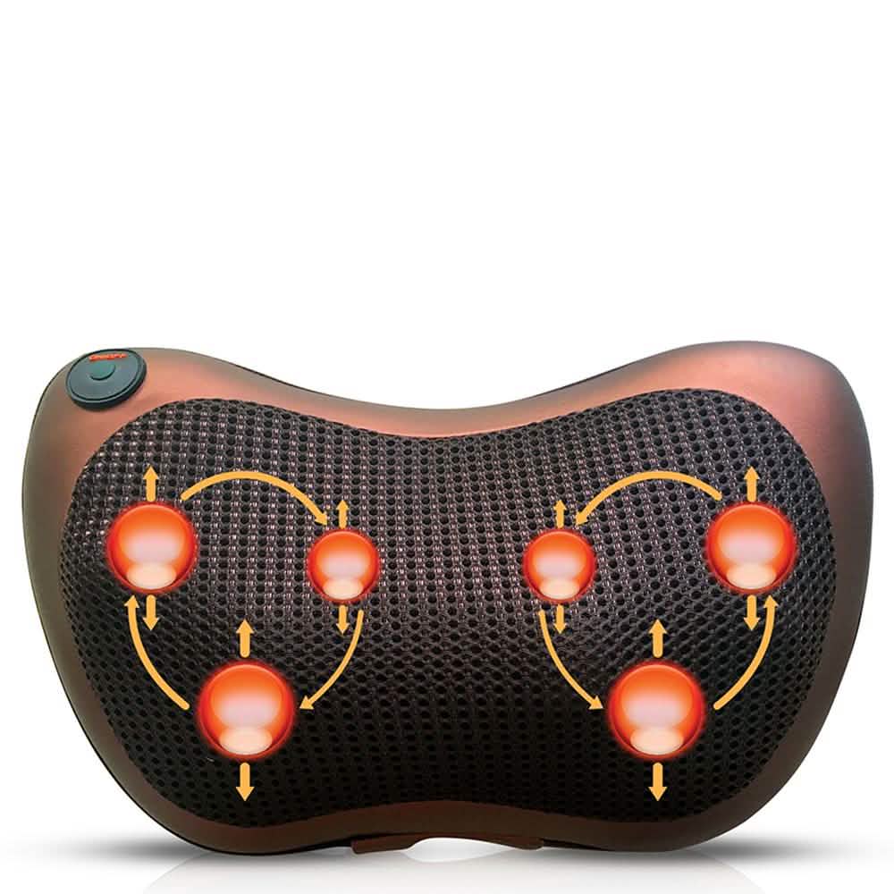 Oreiller de massage Shiatsu chauffant