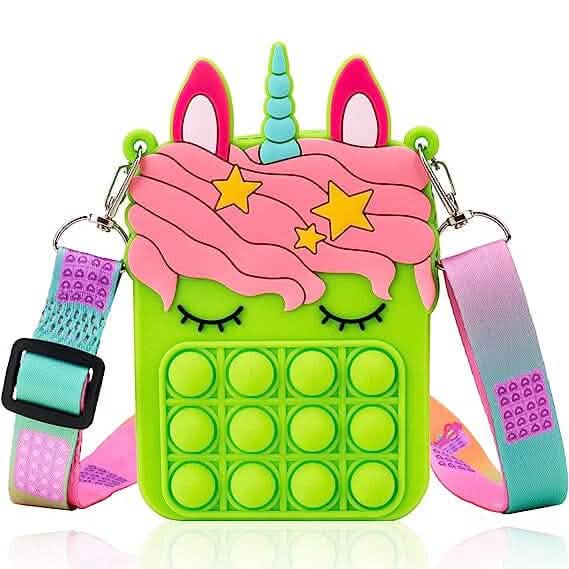 Sac à bandoulière Fidget Toys Sac à dos Fidget Pop Toy