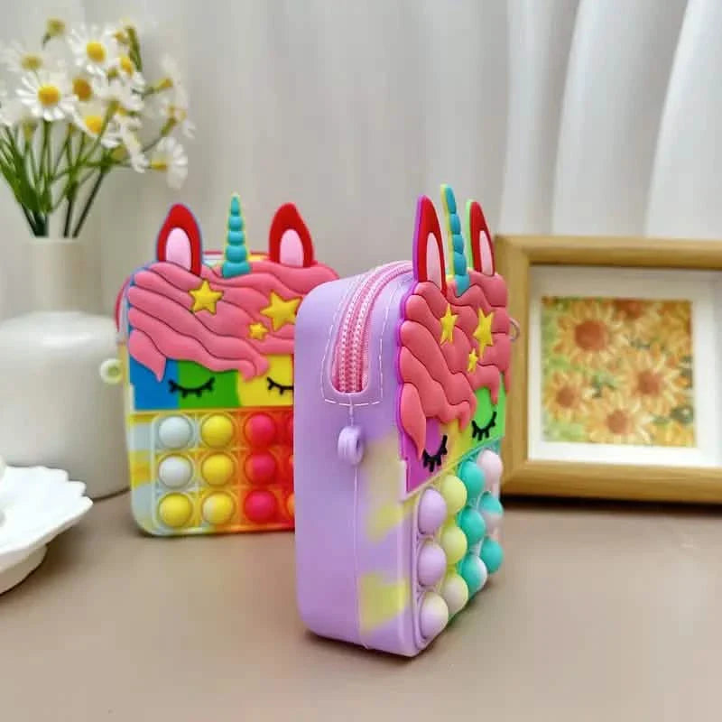 Sac à bandoulière Fidget Toys Sac à dos Fidget Pop Toy