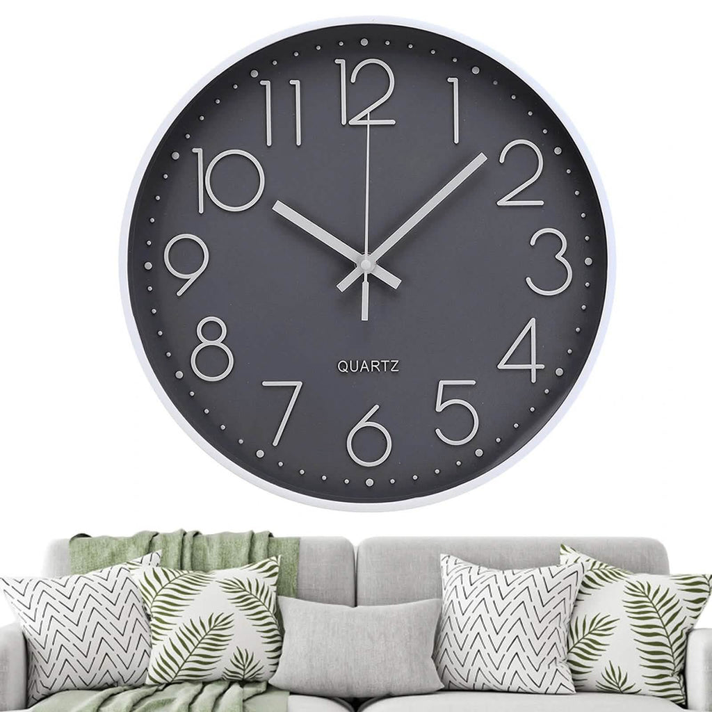 Silent Quartz Decorative Battery Powered Wall Clock