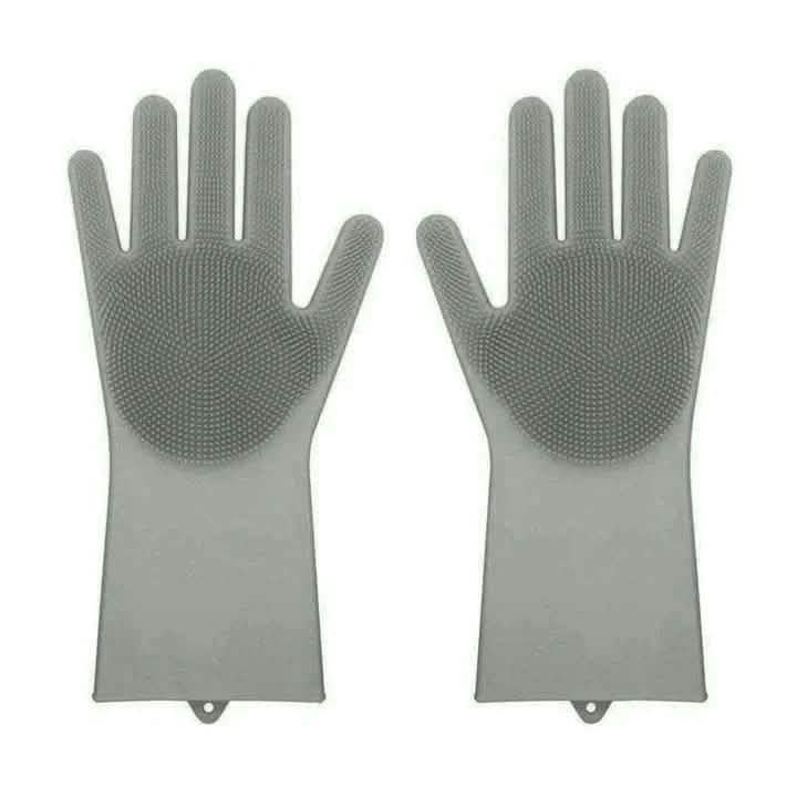 Silicone Scrubber Bristly Gloves