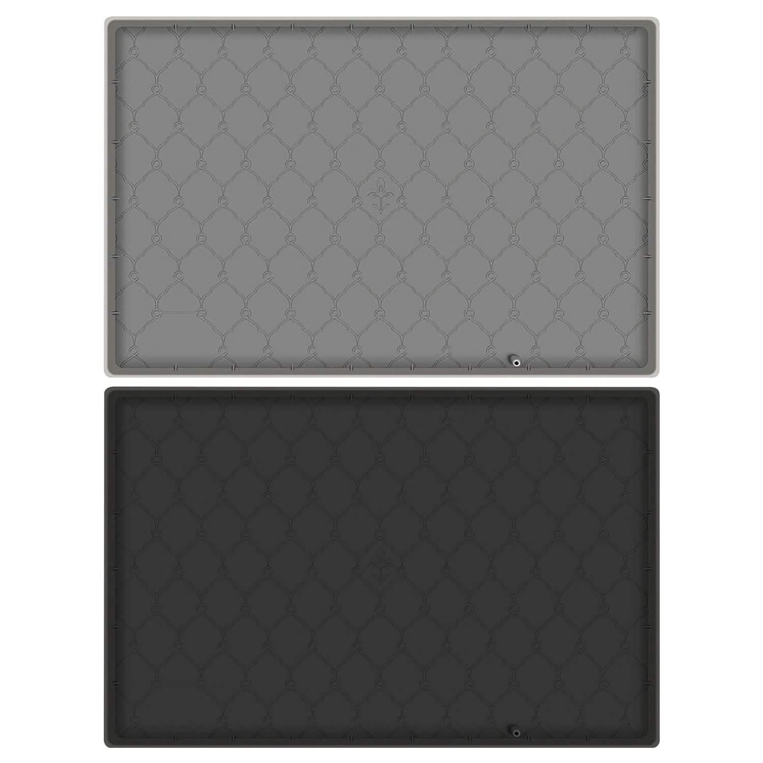 Silicone Under Sink Mat Liner with Drain Hole