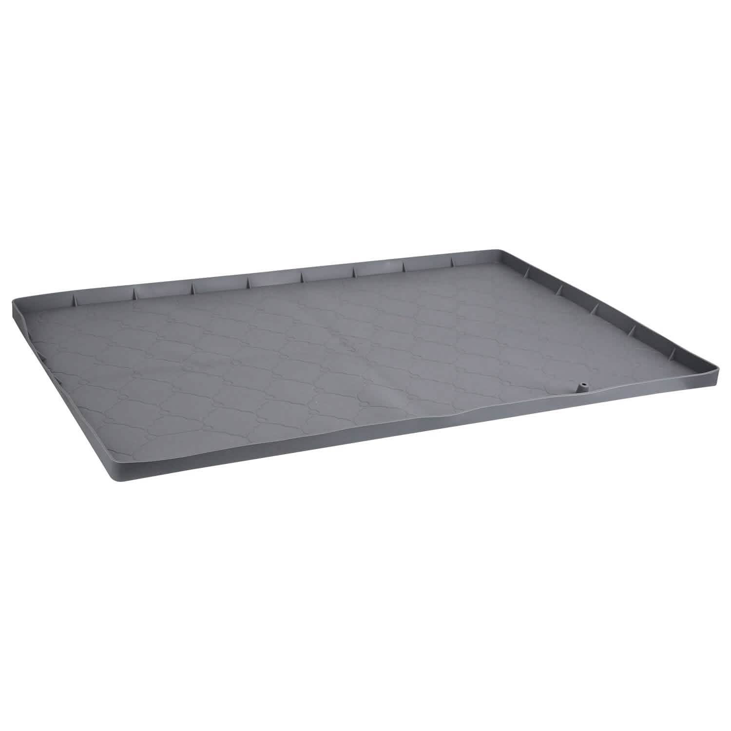 Silicone Under Sink Mat Liner with Drain Hole