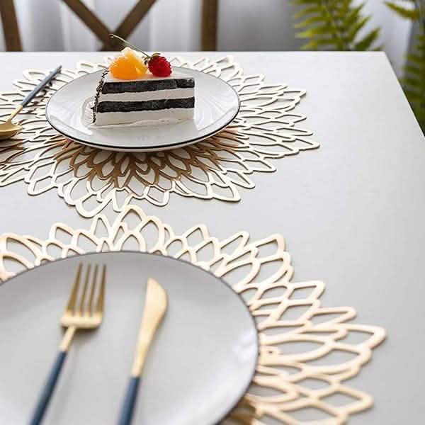 Silver and Gold Decorative Placemats