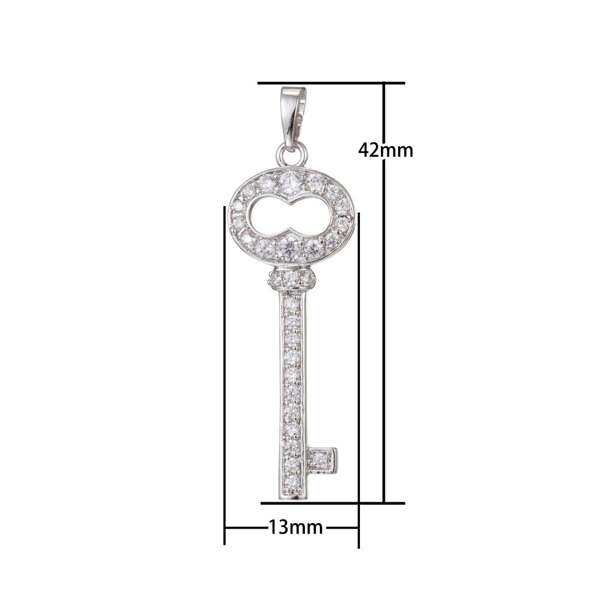 Silver Gold Filled Key Pendants  I-458