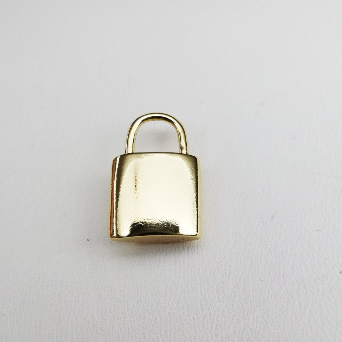 OS Simple Lock Padlock Gold Filled Charm Supplies For DIY Jewelry Making K-762