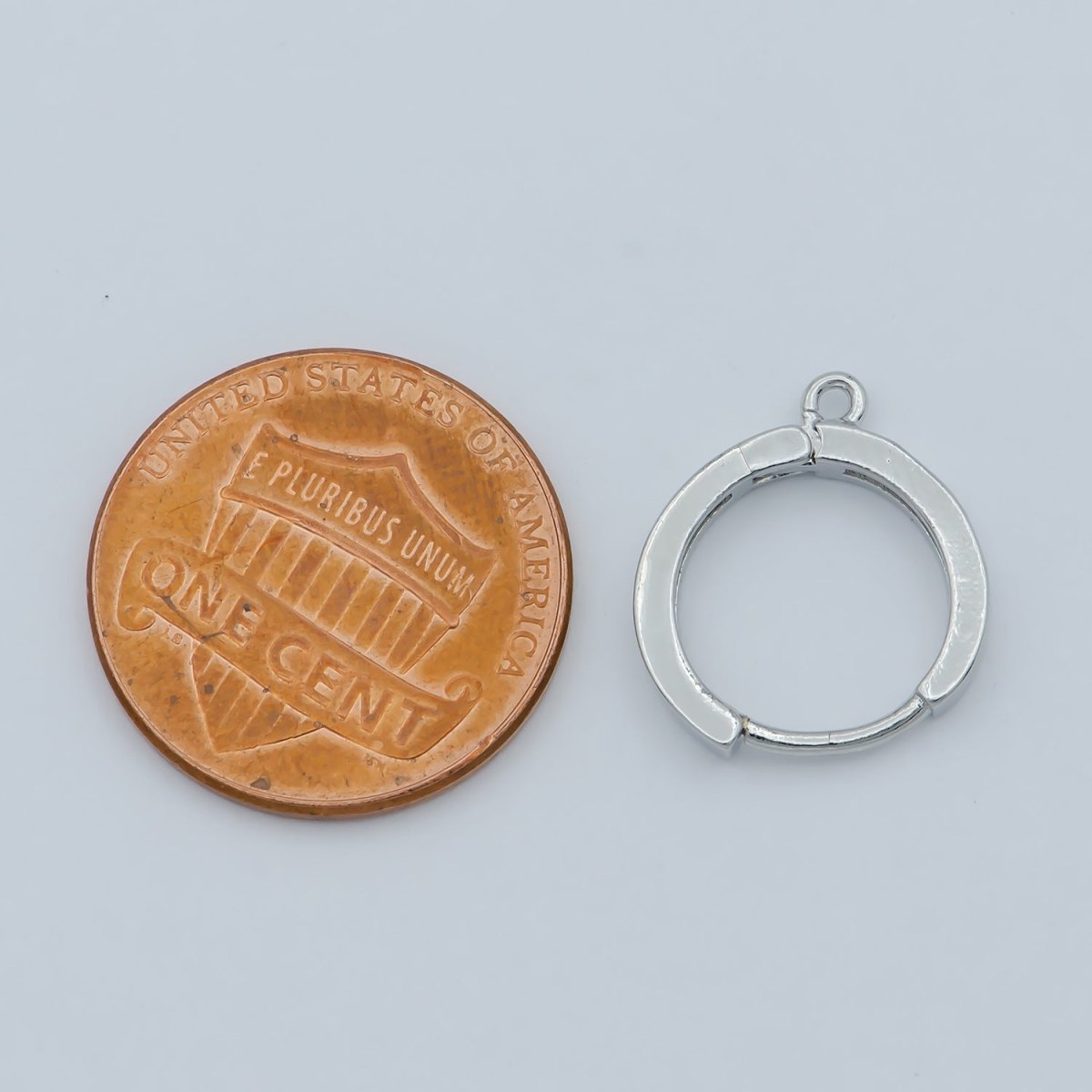 Simple Minimalist Circle Round Earring Huggies DIY Jewelry Making Earring Making L-384 L-385