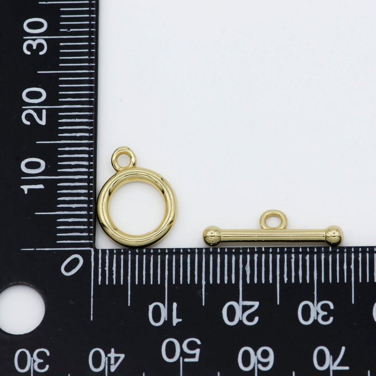 Simple Minimalist Gold Filled Toggle Clasp For DIY Jewelry Making For Necklace Bracelet Anklet  L-316