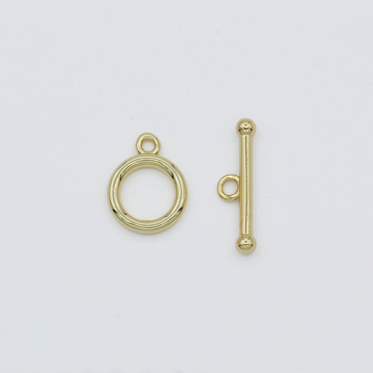 Simple Minimalist Gold Filled Toggle Clasp For DIY Jewelry Making For Necklace Bracelet Anklet  L-316