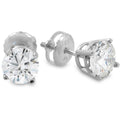 Single 0.40CT Real Genuine Diamond Stud Earring 14k Solid Gold Wow