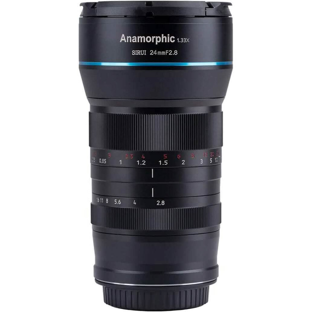 Objectif anamorphique SIRUI 24 mm F2.8 1.33X pour appareil photo APS-C (monture X) (reconditionné)