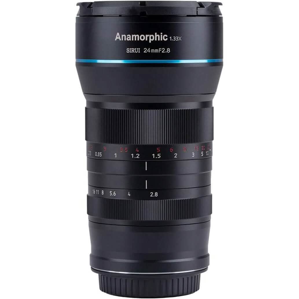 Objectif anamorphique SIRUI 24 mm F2.8 1.33X pour appareil photo APS-C (monture X) (reconditionné)