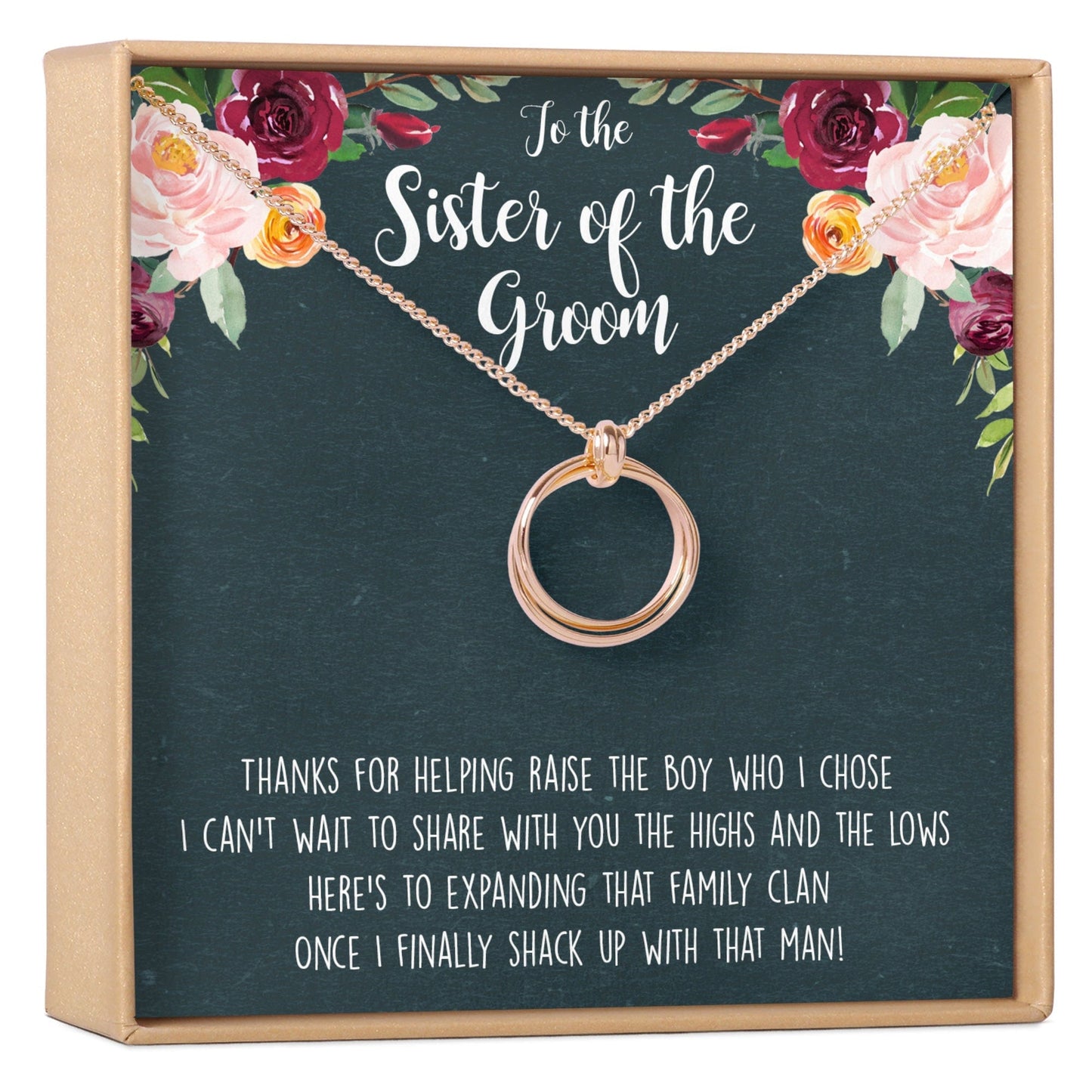Sister of the Groom Necklace