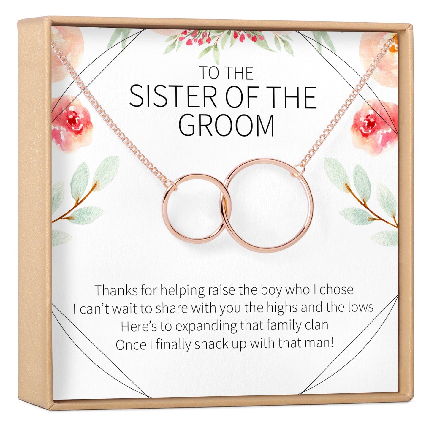 Sister of the Groom Necklace