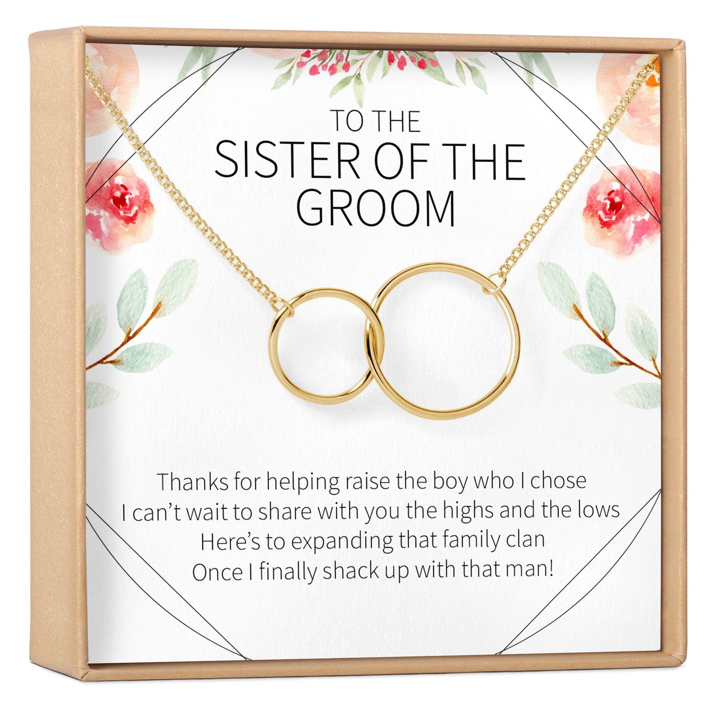 Sister of the Groom Necklace