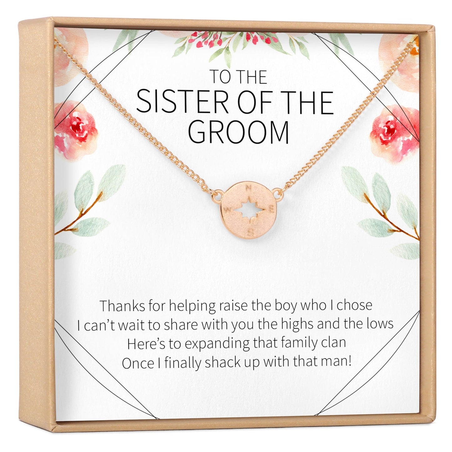 Sister of the Groom Necklace