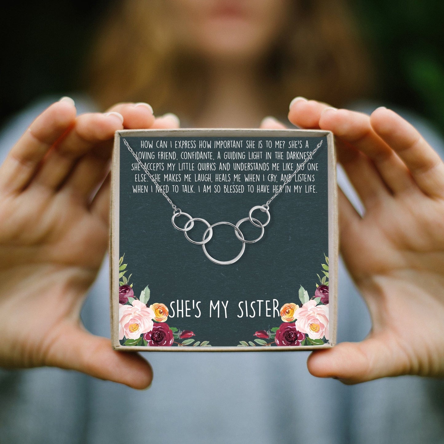 Sisters Five Circles Necklace